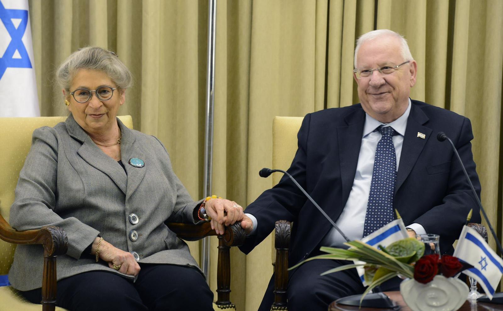 President Reuven Rivlin and His Wife Nechama